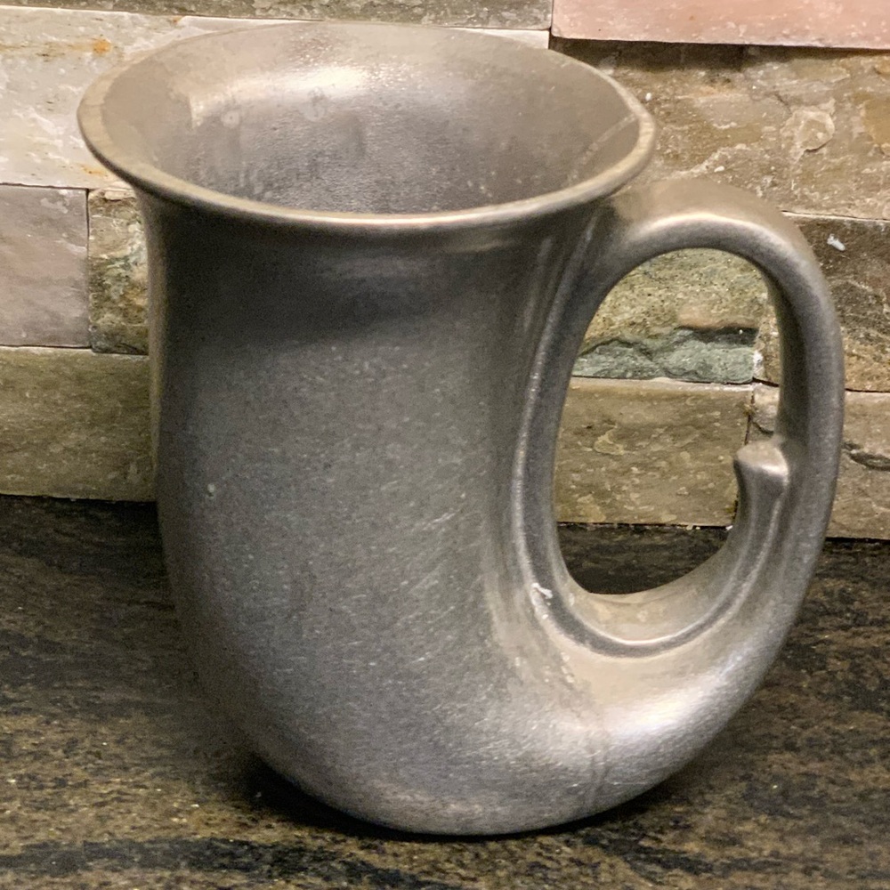 WILTOM ARMETALE | Horn Shape Pewter Tankard / Tavern Stein